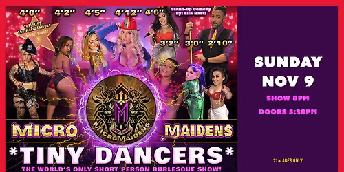 Micro Maidens: The World's Shortest Burlesque Show at Jergels