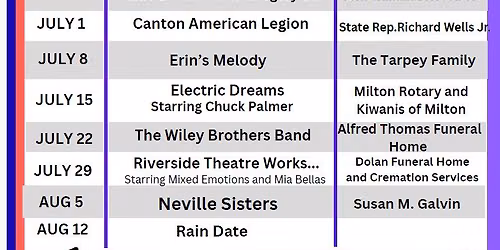 Milton Summer Concert Series