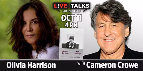 Olivia Harrison with Cameron Crowe