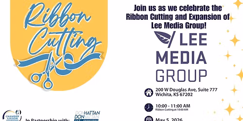 Ribbon Cutting of Lee Media Group