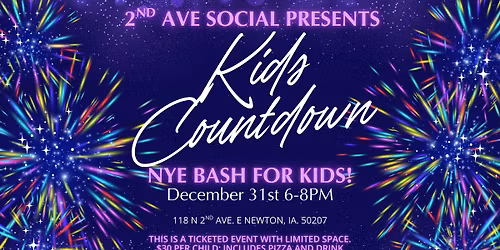 2nd Ave Social: Kids Countdown