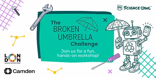 Broken Umbrella Challenge Workshop - Camden Town Library (Ages 5-9)