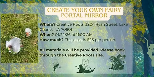 DIY Fairy Portal\/Cottage Core Mirror Class