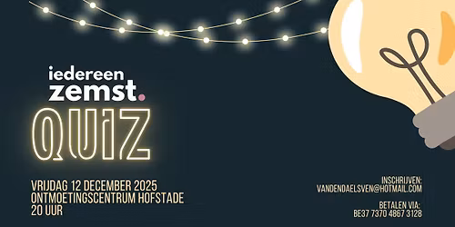 Iedereen Zemst Quiz 2025