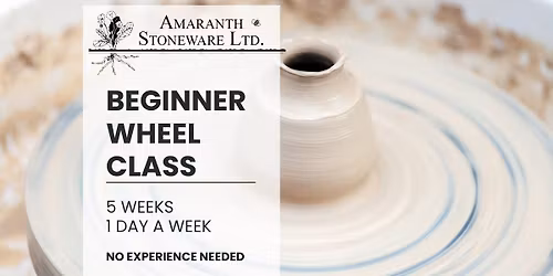 Beginner Pottery Wheel Class | 5 Weeks