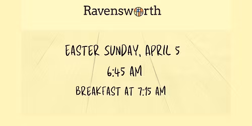 Easter Sunrise Service at RBC