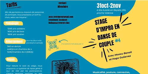Stage d'impro en danse de couple folk