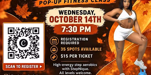 STEPNIQUE EXPERIENCE POP-UP CLASS, WORKOUT ANYTIME LANHAM