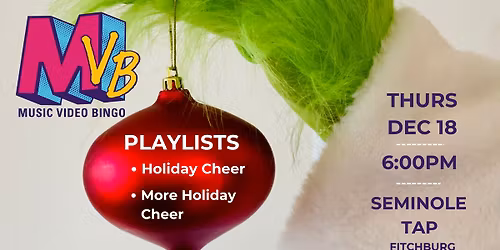 Holiday Music Video Bingo