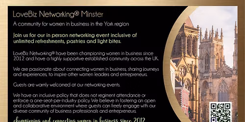Minster LoveBiz Networking at The Grand Hotel for Women in Business