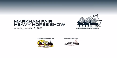 Markham Fair Heavy Horse Show