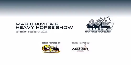 Markham Fair Heavy Horse Show