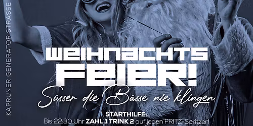 WeihnachtsFEIER! S\u00fcsser die B\u00e4sse nie klingen!