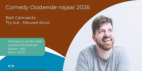 Comedy Oostende - Bart Cannaerts try out