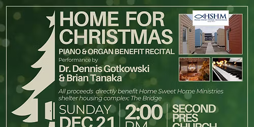 Home for Christmas: A Piano & Organ Benefit Recital