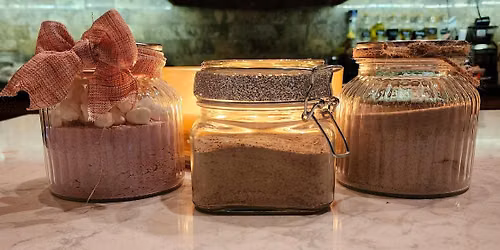 Gifts in a Jar Friendship Drink Mixes and Decorated Fall Cookies!