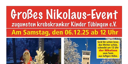 Gro\u00dfes Nikolaus Event zugunsten krebskranker Kinder T\u00fcbingen e.V.