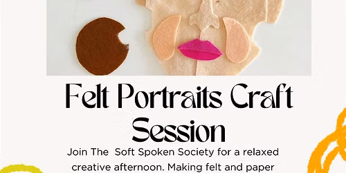 Soft Spoken Society\u2019s Paper Portraits Craft Session