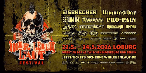 WIR LEBEN LAUT Festival 2026 - Festwiesen Loburg 