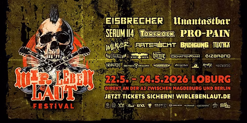 WIR LEBEN LAUT Festival 2026 - Festwiesen Loburg 