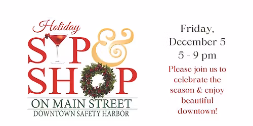 Holiday Sip & Shop in Safety Harbor