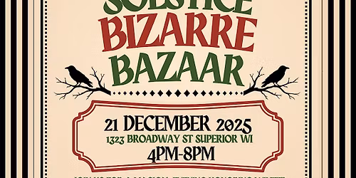 Ritual Marketplace - Solstice Bizarre Bazaar