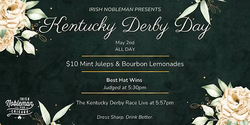 Kentucky Derby Day @ Irish Nobleman