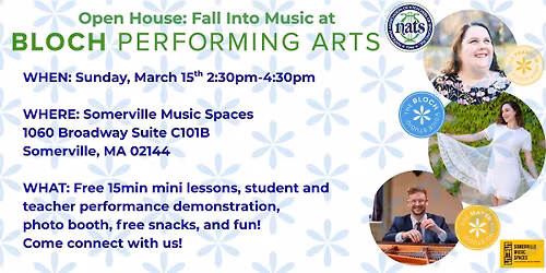 Open House: Fall Into Music at Bloch Performing Arts