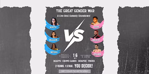 THE GREAT GENDER WAR - Men vs Women - A Live Desi Comedy Showdown