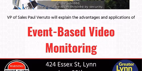 Lunch & Learn: Event-Based Video Monitoring with Wayne Alarm