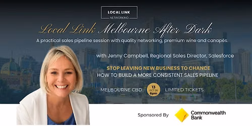 Local Link After Dark Melbourne: Sales, Connections and Conversation