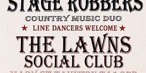 The Stage Robbers Country Music Duo