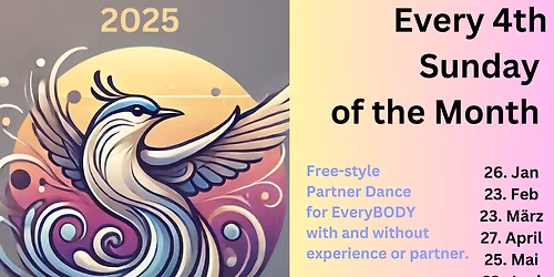 Skyelark Fusion Dance Workshop and Social Dancing every 4th Sunday of the Month