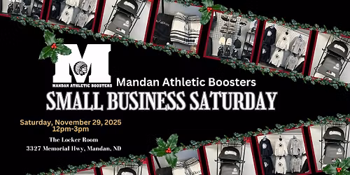 Mandan Athletic Boosters Small Business Satuday @The Locker Room