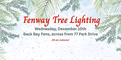 Fenway Tree Lighting 2025