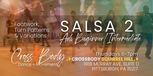 Salsa 2: Footwork, Turn Patterns & Variations with Vincent & Rachel