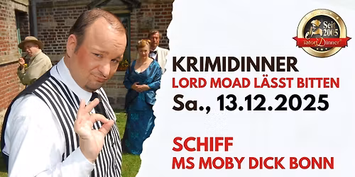 Lord Moad l\u00e4sst bitten, Tatort-Dinner