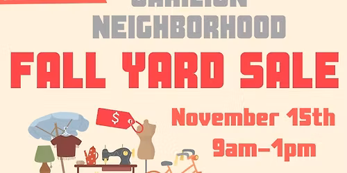 Carilion Neighborhood Yard Sale