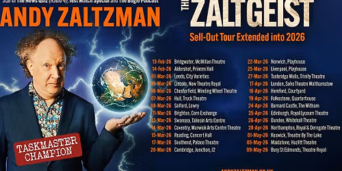 Andy Zaltzman: The Zaltgeist