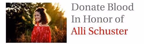 Allicyn Schuster Memorial Blood Drive