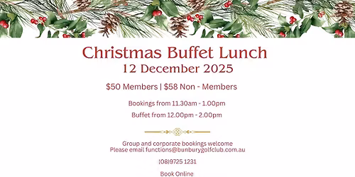 Christmas Lunch Buffet 