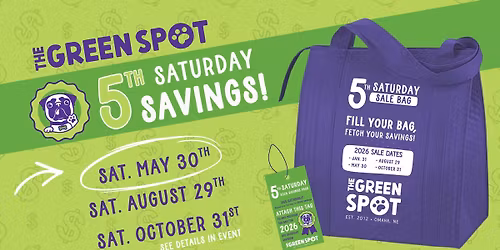 5th Saturday Sale at The Green Spot
