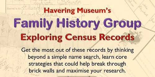 Family History Group - Exploring Census Records