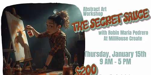 Abstract Art Workshop - "The Secret Sauce" with Robin Pedrero