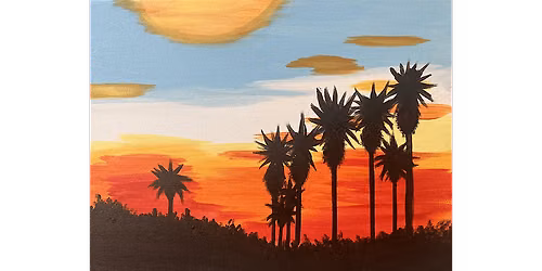 California Dreaming Sunset - Paint and Sip in San Diego | Classpop!\u2122