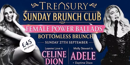 Female Power Ballads - Bottomless Brunch