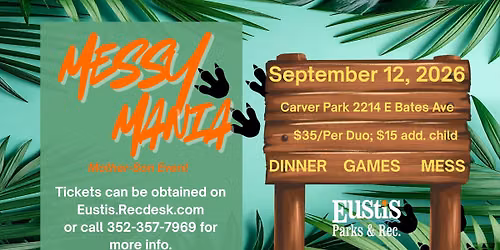Messy Mania- Mother-Son Event