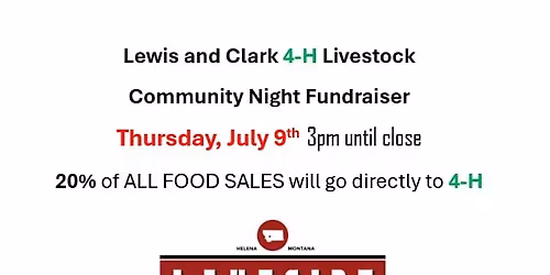 4-H Fundraiser at Lakeside Bar and Grill