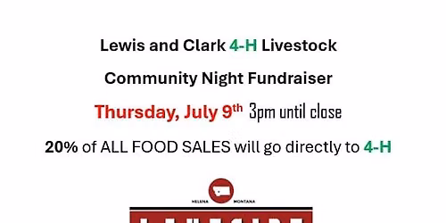 4-H Fundraiser at Lakeside Bar and Grill