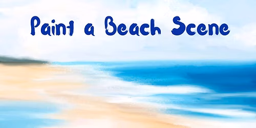 Paint a Beach Scene for teens